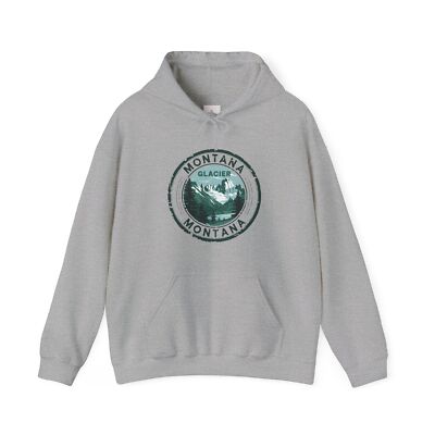 Montana Glacier Hoodie - Cozy Wear for Nature Lovers, Gift for Adventurers,