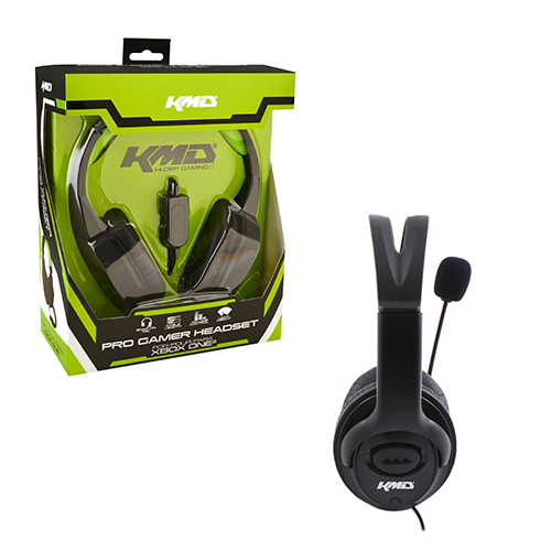 Komodo Live Pro Gamer Headset With Mic For Xbox 360 NEW BLACK