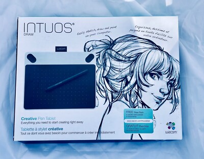 Wacom Intuos Draw CTL490 Digital Drawing and Graphics Tablet - White