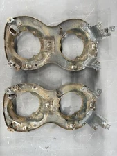 1967 Ford Galaxie Headlight Mounting Support Brackets Braces Mounting Buckets OE