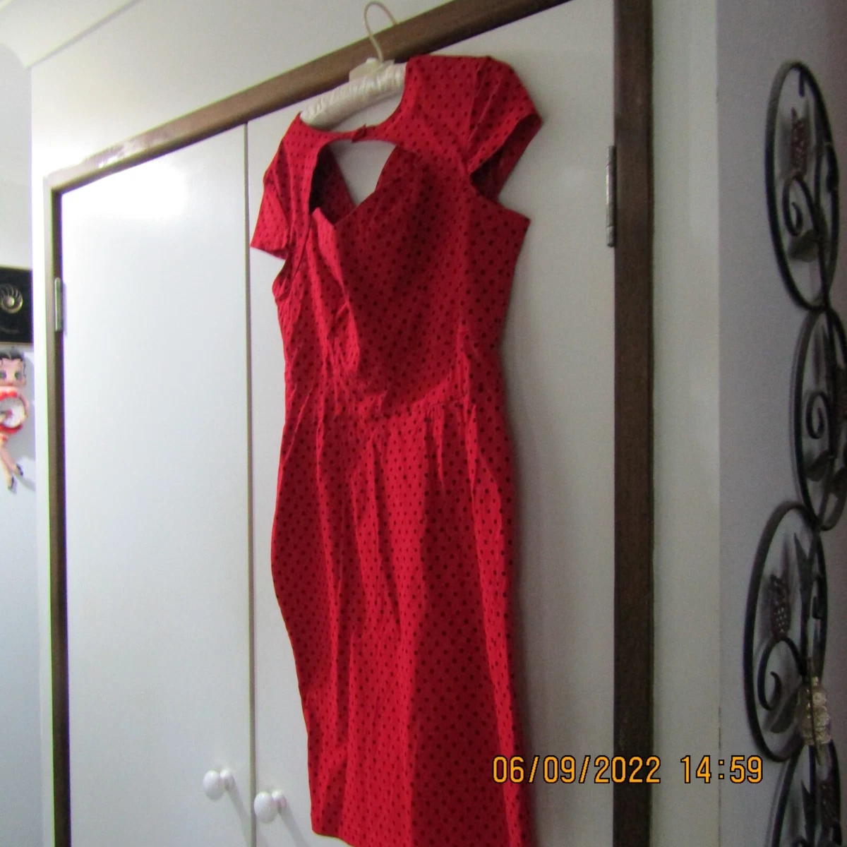 Hell bunny red polka dot dress 2025