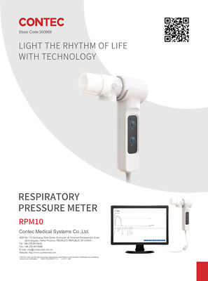 Respiratory pressure respiratory muscle strength testing device MEP MIP portable