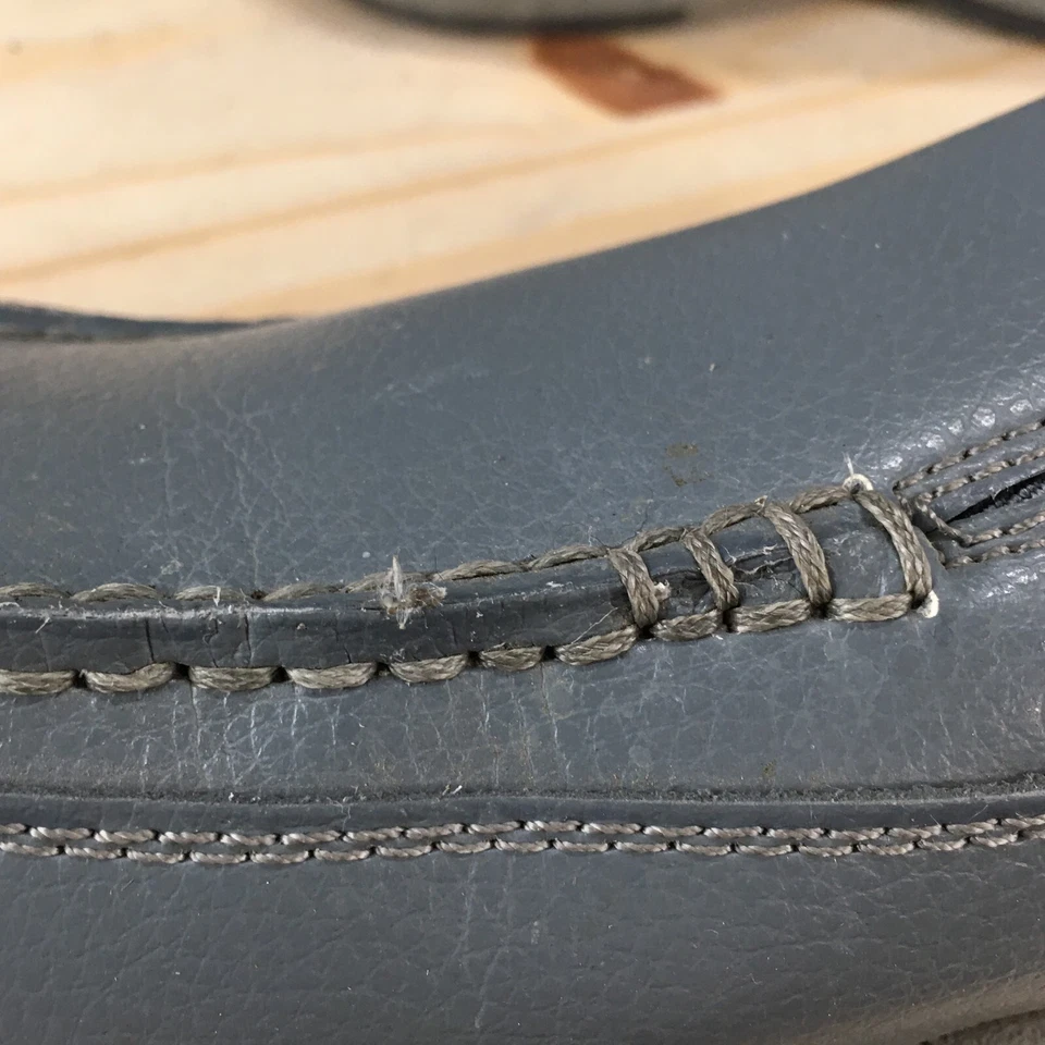 Dr Scholls Shoes Mens 8 D Low Top Boat Slip On Loafer Blue Leather Moccasins - Image 4 of 4