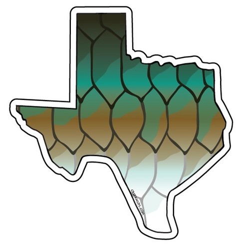 TARPON Stickers STATE CUT-OUTS fishing fly fishing DECALS saltwater flats - Afbeelding 20 van 28