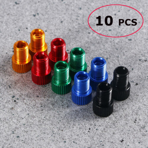 10x Fahrrad Ventiladapter DV SV Ventil Adapter Dunlop Sclaverand Autoventil - Bild 12 von 12