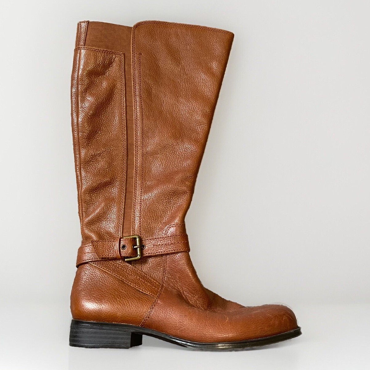 Brown Naturalizer Jenelle Wide Calf Wide Calf Boots Naturalizer