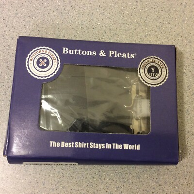 Buttons & Pleats The Best Shirt Stays Advanced Type Y Style