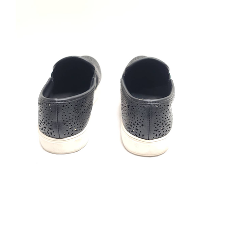 Aldo Alavyan perforierte Laser Cut Keilabsatz Slipper Turnschuhe für Damen schwarz - Bild 4 von 6