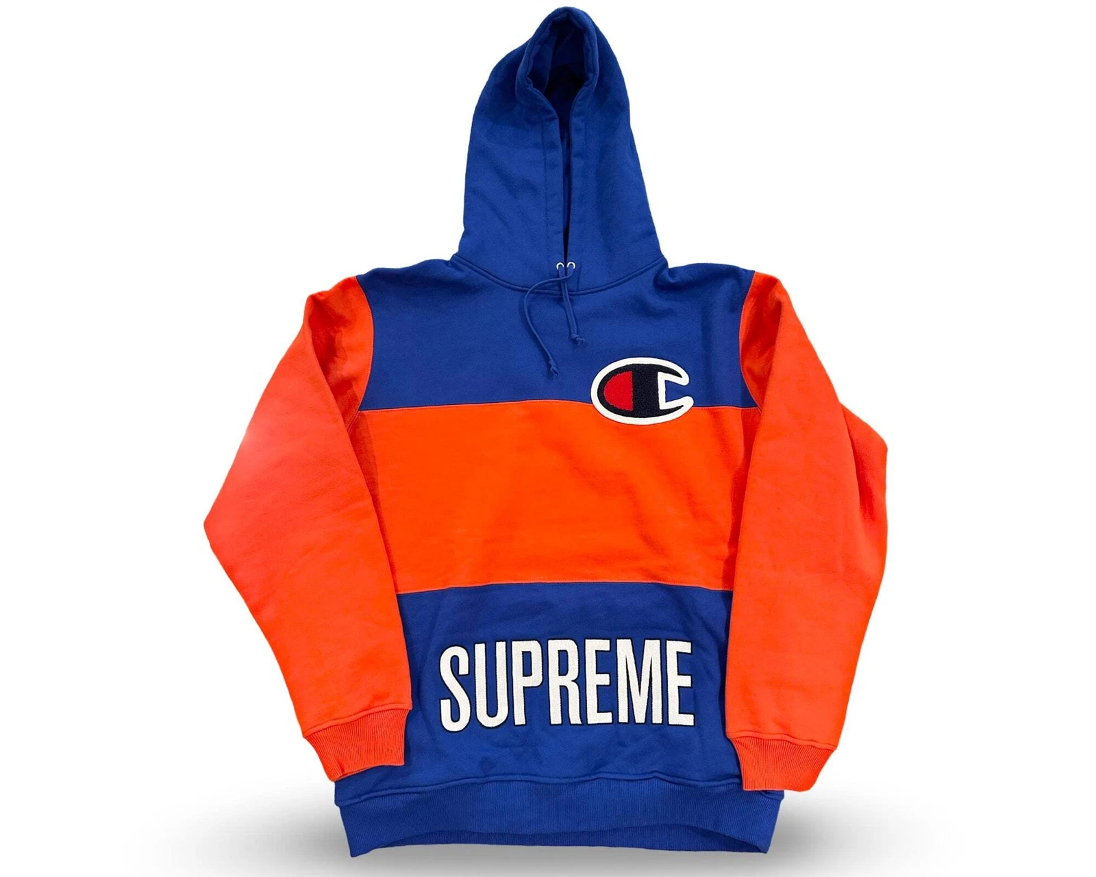Sweat à capuche taille XL Supreme x Champion Color Block FW14
