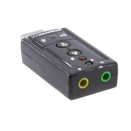 Mini USB 2.0 3D Virtual 7.1 Channel External Audio Music Sound Card Adapter