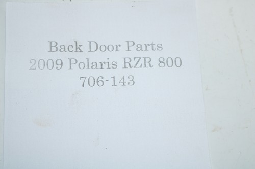 Polaris RZR 570 800 XP 900 2008-2014 Rear Back Window Soft Cover - Picture 14 of 14