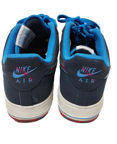 Nike Air Force Sneakers Shoes Low Top Size 12 Marble Blue Men's - Picture 9 of 16