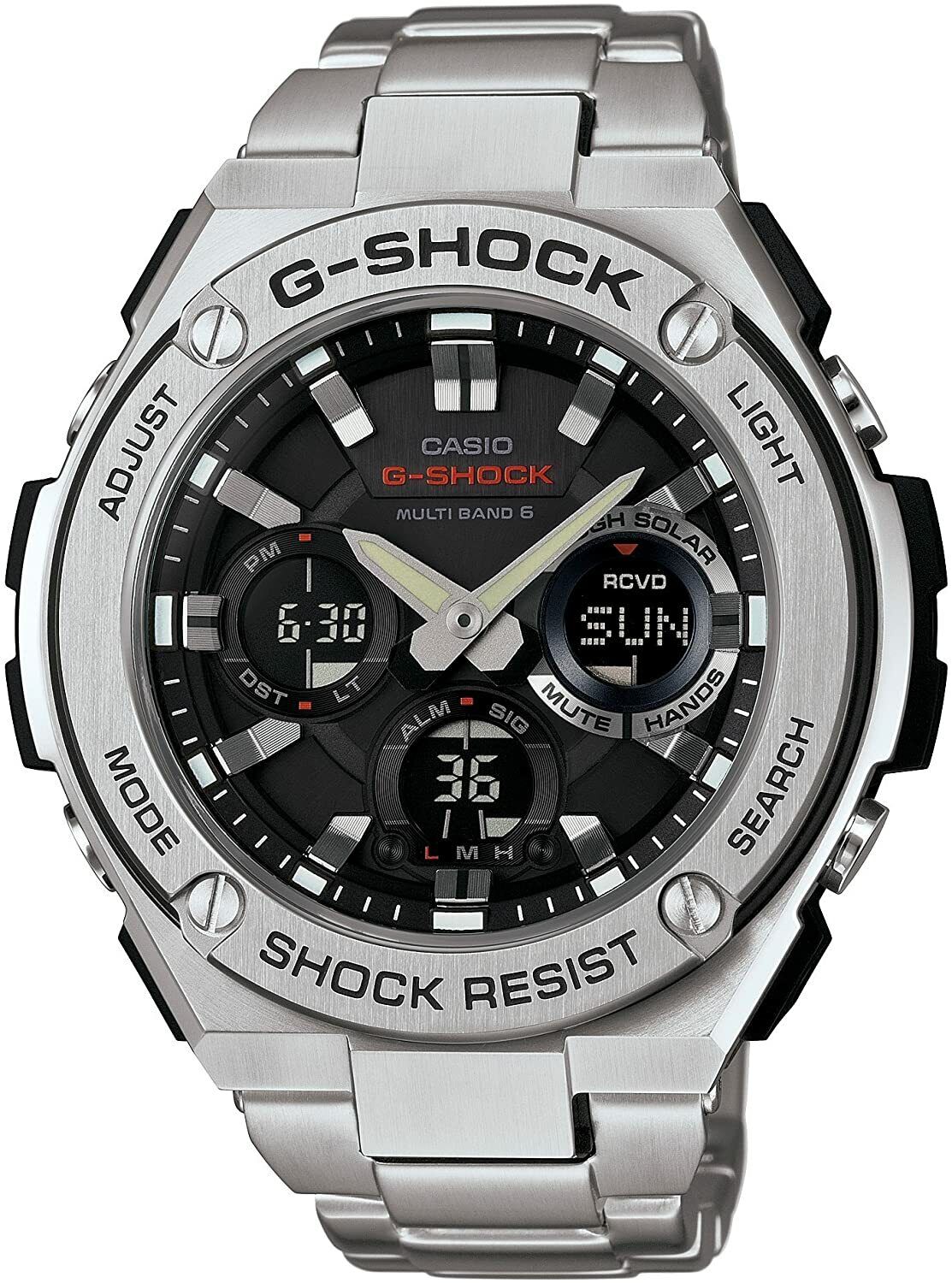Casio G-Shock GST-W110D-1AJF Stainless Steel Multi-Band Solar 