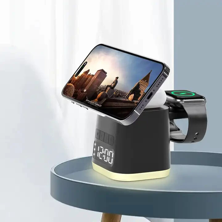 6-in-1 Wireless Charger for iPhone Samsung 2024 Fast Charging Model-image