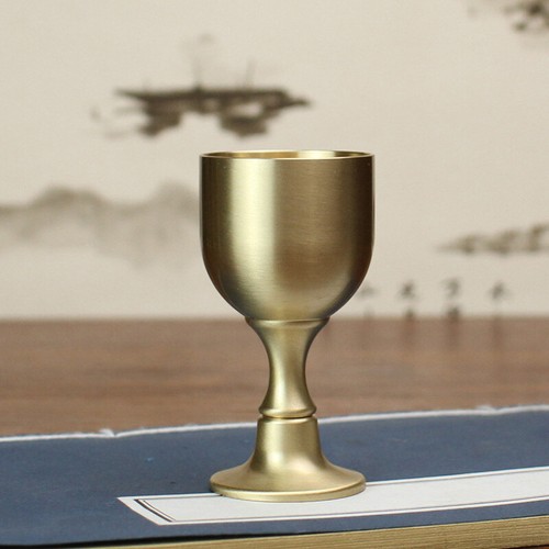 Brass Wine Glasses Restaurant Goblets - Imagen 7 de 11
