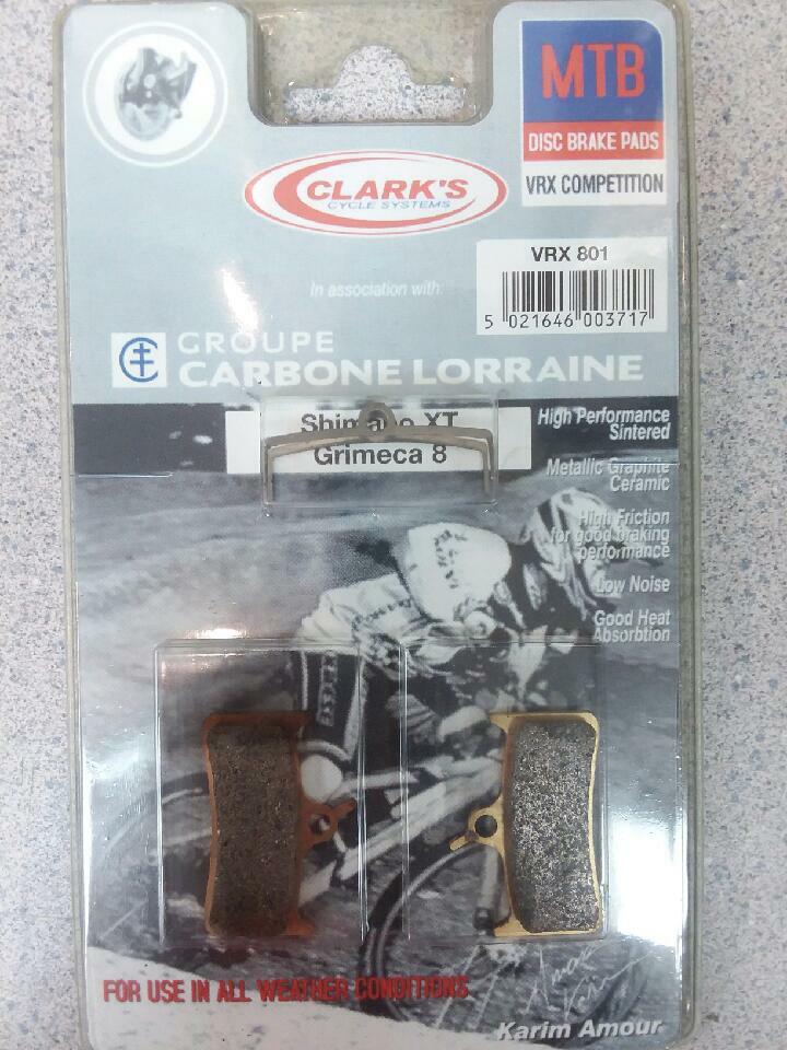 Clark's MTB Disc Brake Pads VRX Competition VRX 801 Brand New!! - Main Image