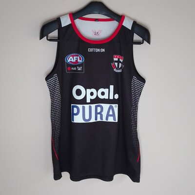 Player Issue St Kilda Saints AFLW Training Singlet Ladies Medium Gym Work Out