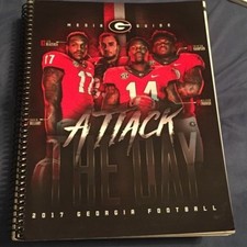 2017 Georgia Bulldogs Football Media Guide Nick Chubb Kirby Smart UGA SEC