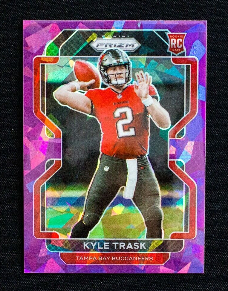 2021 Panini Prizm - Kyle Trask - Rookie Purple Ice Prizm /225