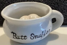 Vintage Risqué Novelty Ashtray, Butt Snuffer, Made in Japan