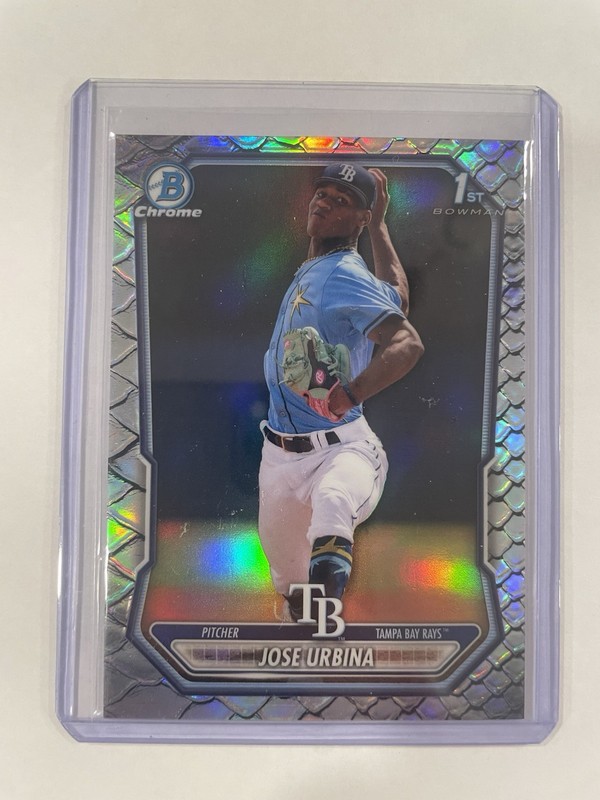 2026 Bowman Chrome Prospects Reptilian Refractor Jose Urbina #BCP-81 SP