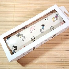 SNOOPY Charlie Brown Glasses Case with Cloth Camboboko Shape Used