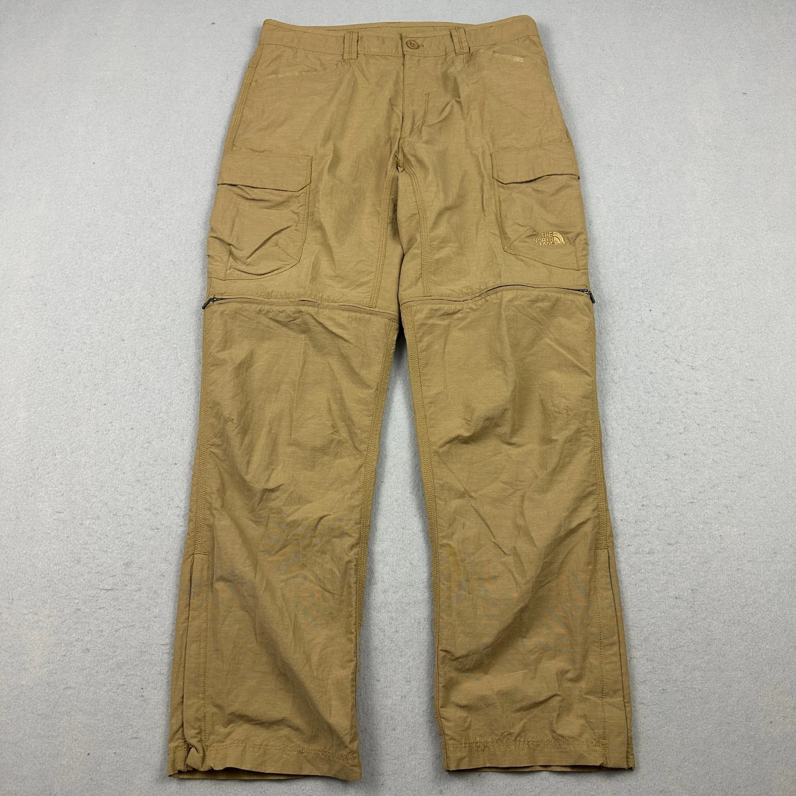 The North Face Pants Men 32 Brown Paramount Peak Convertible Hiking Cargo