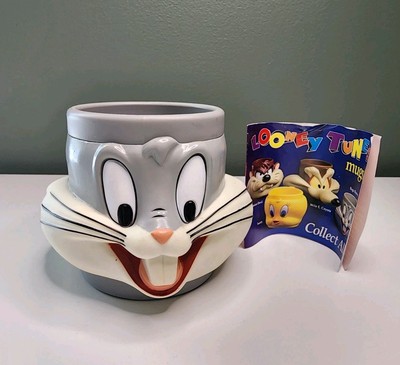 Vintage 1992 Bugs Bunny 3D Mug Looney Tunes Plastic KFC