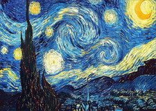 Van Gogh Starry Night 5D Diamond Painting Kits, DIY Full Drill Diamond Art for A