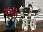 Transformers G1  Lot of 2 Metroplex & Powermaster Optimus Prime, INCOMPLETE