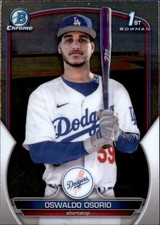 2023 Bowman Chrome #BCP-152 Oswaldo Osorio Prospects