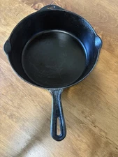 Vintage Lodge Hammered 4-in-1 Cast Iron Skillet Bottom Only.