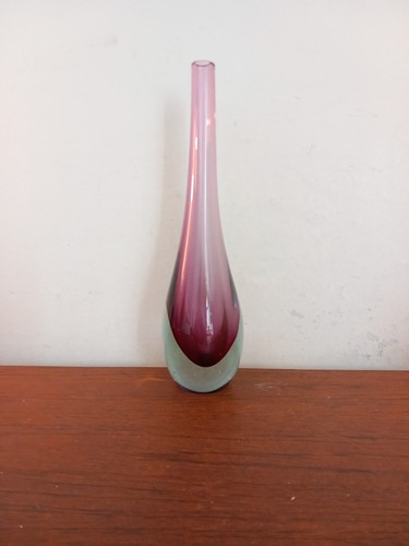Murano Glass Teardrop Vase, Sommerso, 27CMS TALL - Picture 9 of 15