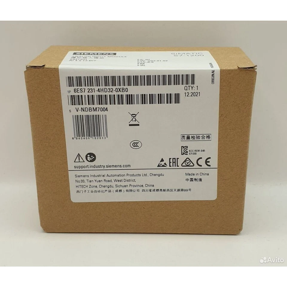 New Siemens 6ES7 231-4HD32-0XB0 6ES7231-4HD32-0XB0 S7-1200 Analog input SM 1231 - Image 3 of 4