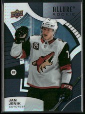 2021-22 Upper Deck Allure Jan Jenik Black Rainbow RC #140 Arizona Coyotes