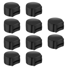 10 PCS Comfortable Rubber Clarinet Thumb Rest Cushion Protector Pad Black