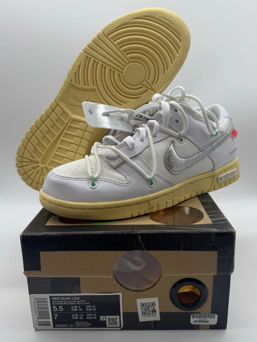 Nike Off-White x Dunk Low Lot 01 of 50 - огромный выбор по лучшим