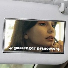 Passenger Princess Car Decal Stickers, 3-Pack Cute White M Color: 3 Pack White