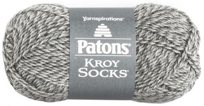 Spinrite 243455-55045 Kroy Socks Yarn-Grey Marl