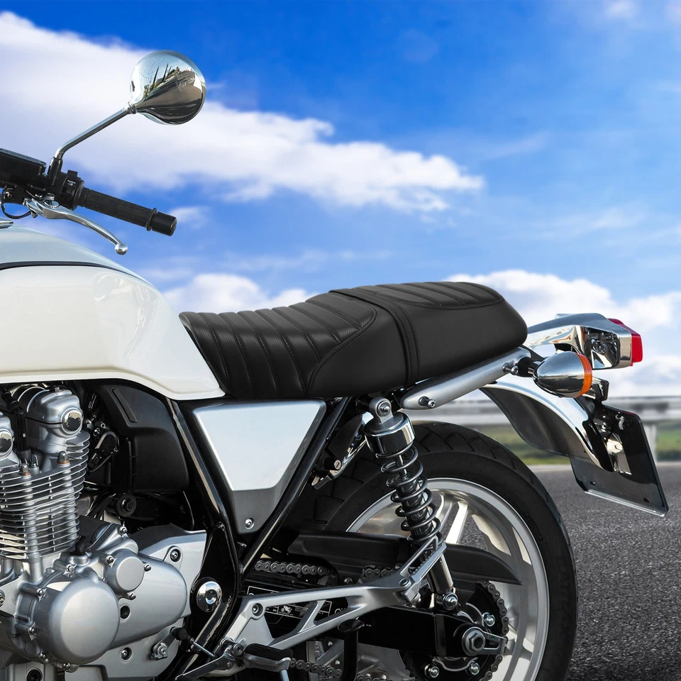 黑色司机骑手乘客座椅适合本田 CB1100 2010 - 2024 11 12 13 14 15 — 第 2/4 张图片