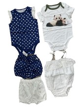 Baby Gap Girls 18-24 MONTHS 3 Rompers  Diaper Covers 4 PIECE LOT NEW