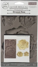 Prima Marketing Re-Design Mould 5"X8"X8mm-Etruscan Rose