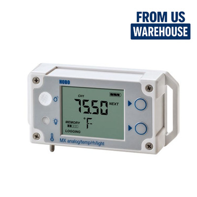 Hꝋbo MX1104 Temp/RH/Light/Analog Data Logger | High Accuracy 16-Bit Sensor