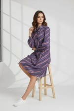 Robe LOLALIZA Neuve Étiquette - Mi-longue Violet Multicolore - Taille XXXL 46/48