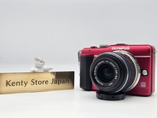  N.MINT / 874 shots OLYMPUS PEN E-PL1s Red Digital Camera  14-42mm From Japan