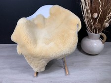 Medical Genuine Sheepskin Authentic Lambskin Leather Natural Relugan Baby Rug