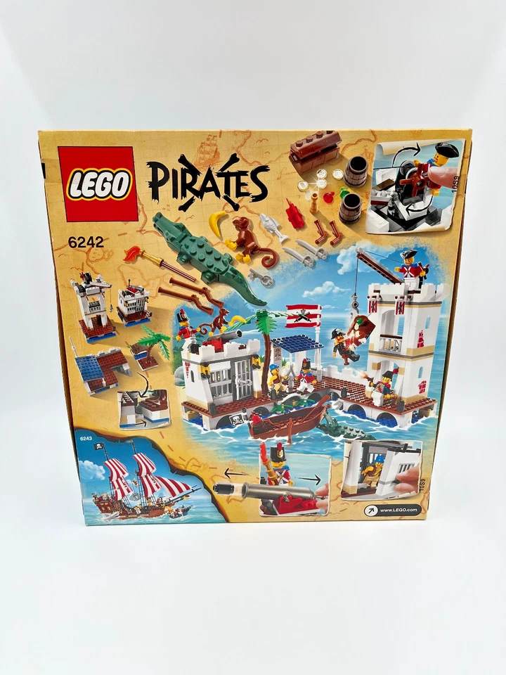 LEGO Pirates: Soldiers' Fort (6242) rare vitage new sealed in box free postage - image 2 of 4