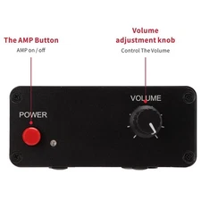 Mini Stereo Audio Preamplifier Noise Reduction Circuit Aluminum Alloy Shell