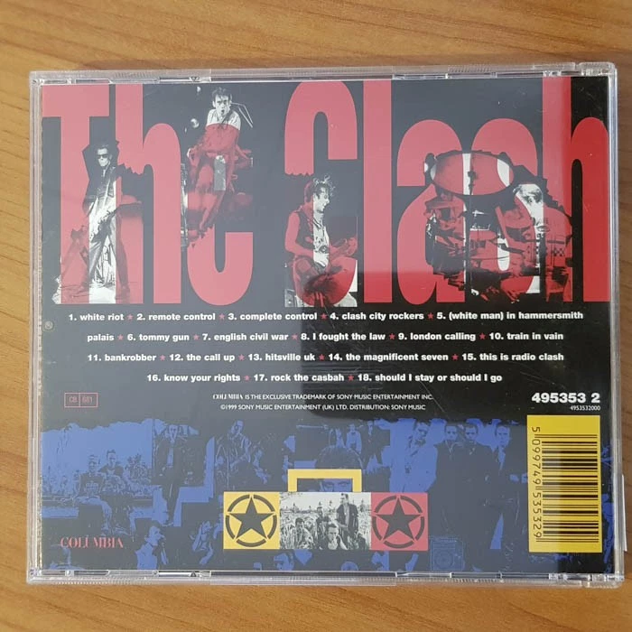 THE CLASH The Singles EX/EX(CD) - Bild 4 von 4