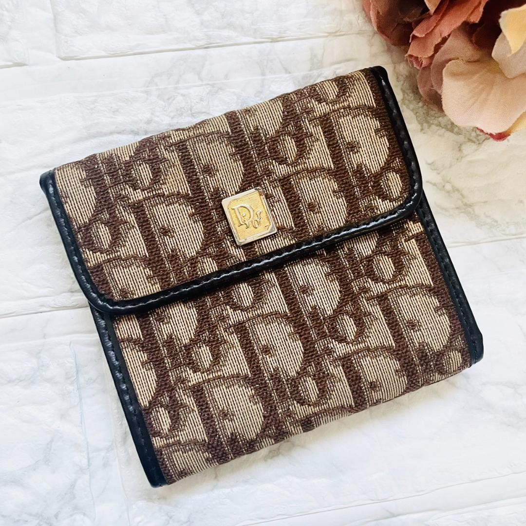 DIOR/折り畳み財布 すぐ届く！DIOR ディオール Oblique オブリーク 折財布 メンズ